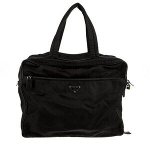 Like New Prada Tessuto Nylon Weekender Carry-On Travel Bag